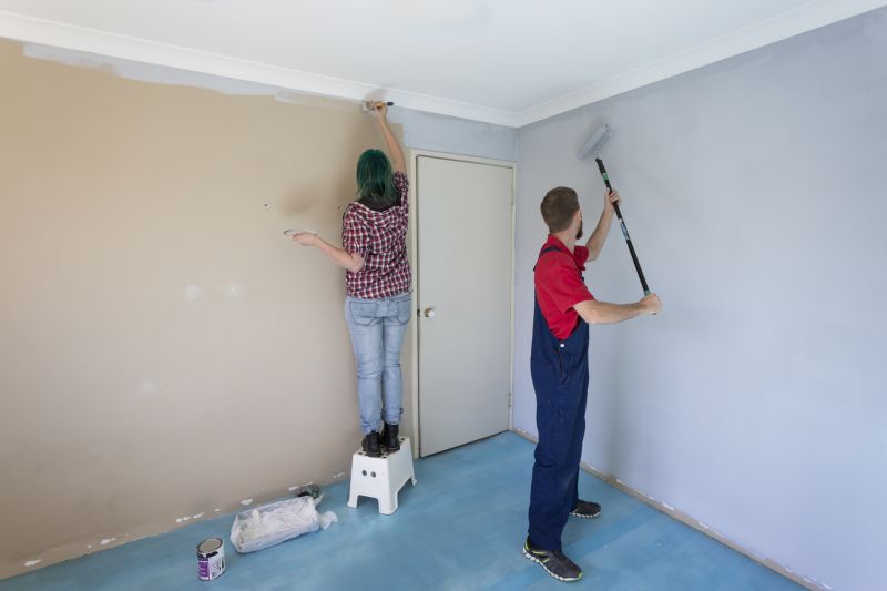 Basement Wall Painting in Kansas City, KS